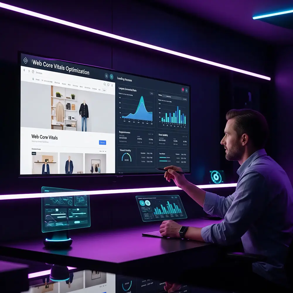 Otimização de Web Core Vitals para